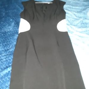 Black and white dress